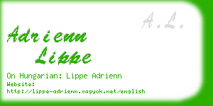 adrienn lippe business card